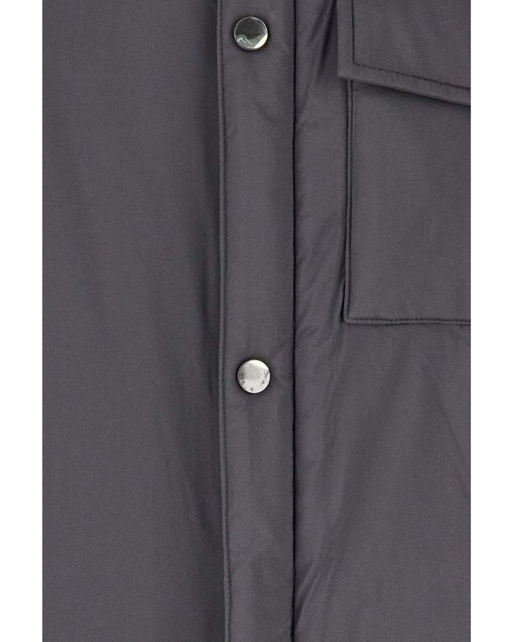 Burberry Black Dalewood Padded Overshirt for men