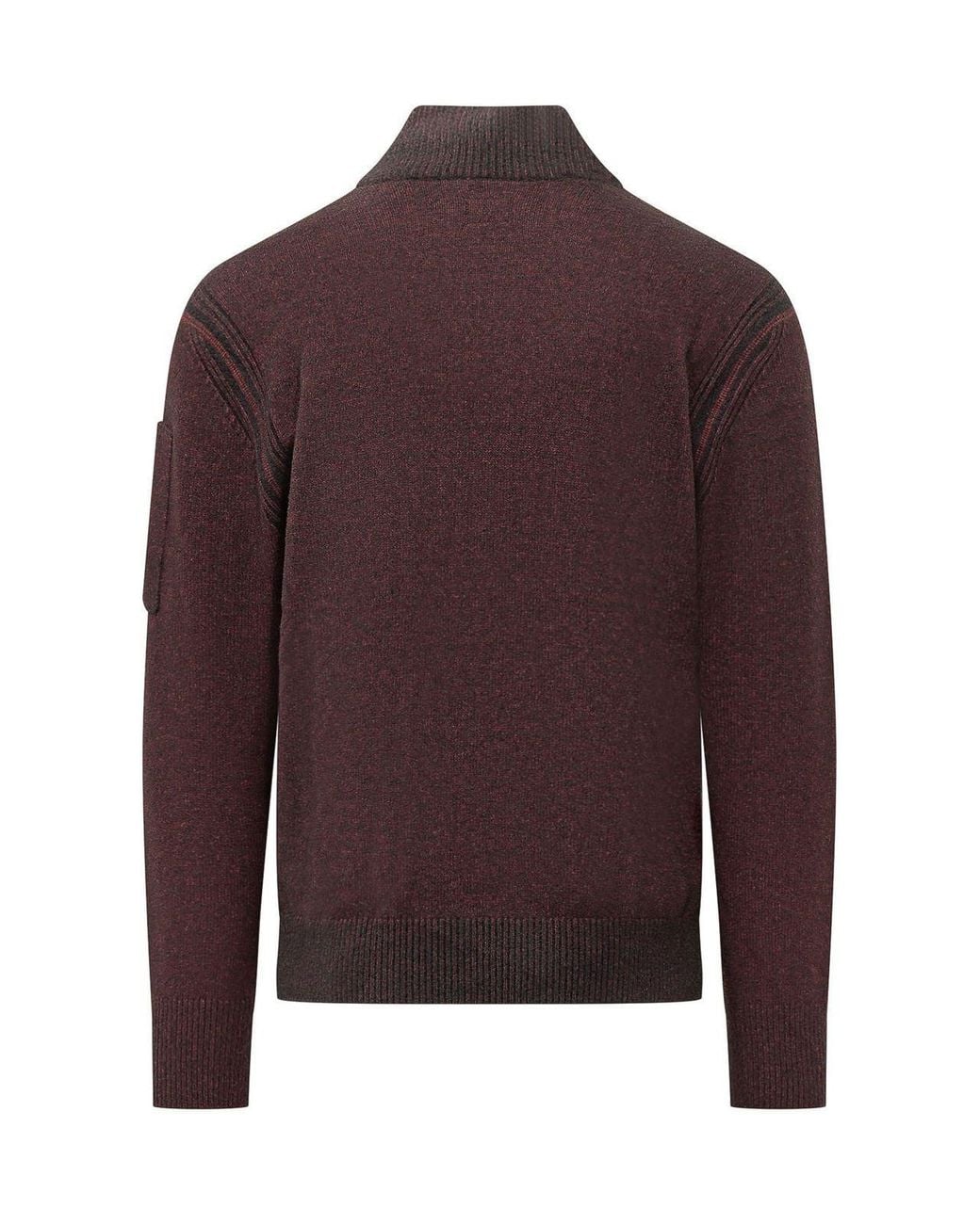 C P Company Red Half Zip Fleece Sweatshirt for men