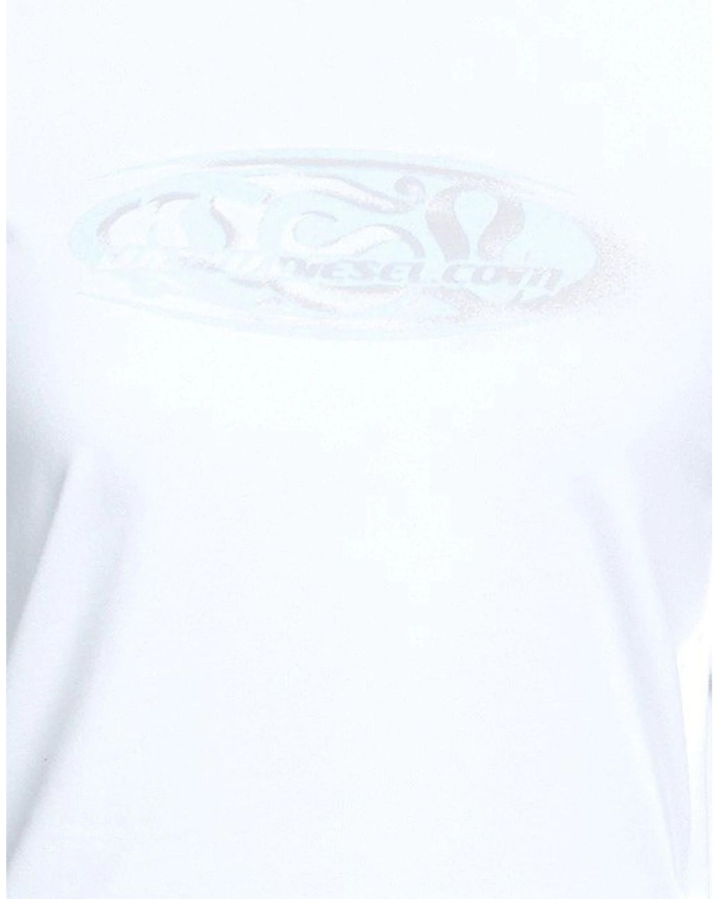 DIESEL White Printed T-Shirt