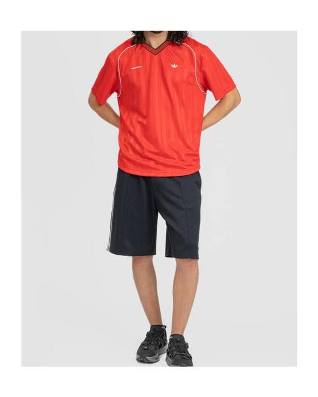 Adidas by Wales Bonner Red Adidas X Wales Bonner Striped T-Shirt for men