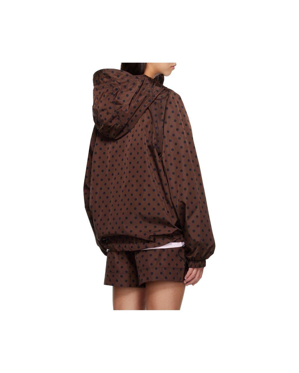Ganni Brown Polyamide Nylon Jacket