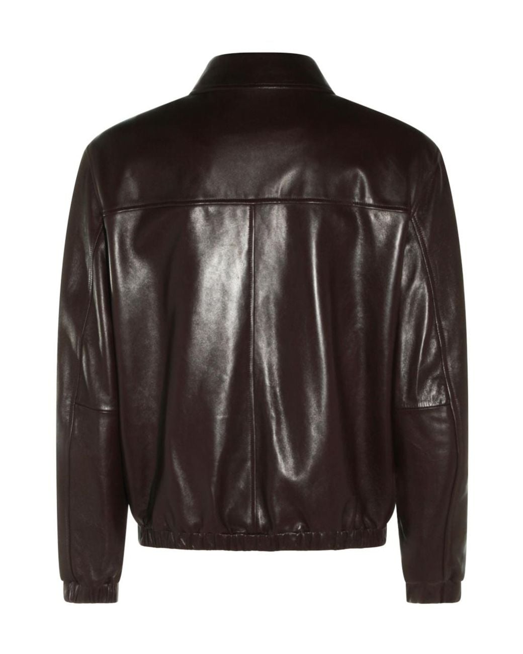 Canali Brown Zip-Up Bomber Jacket for men