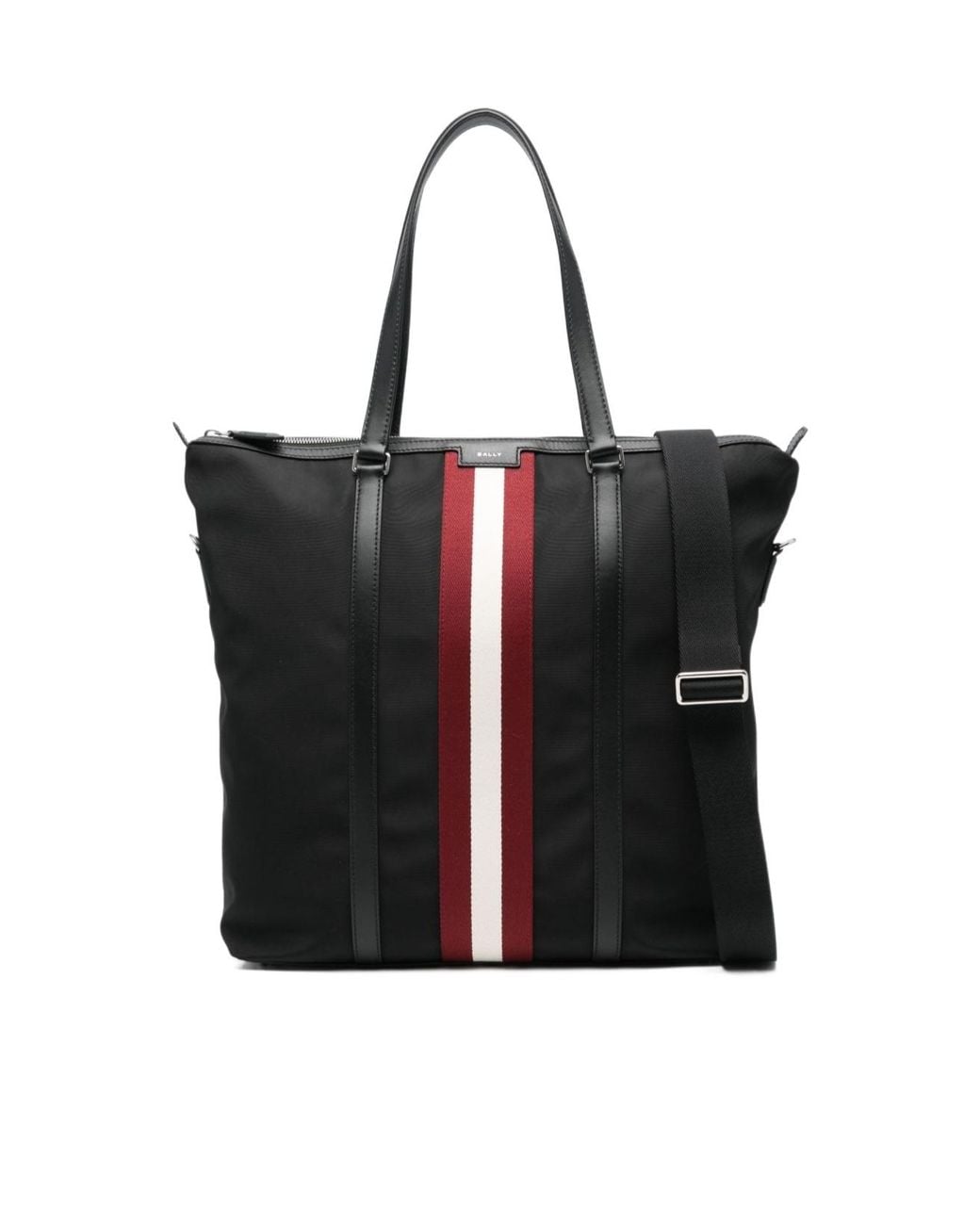 Bally Black Code Tote Bag for men