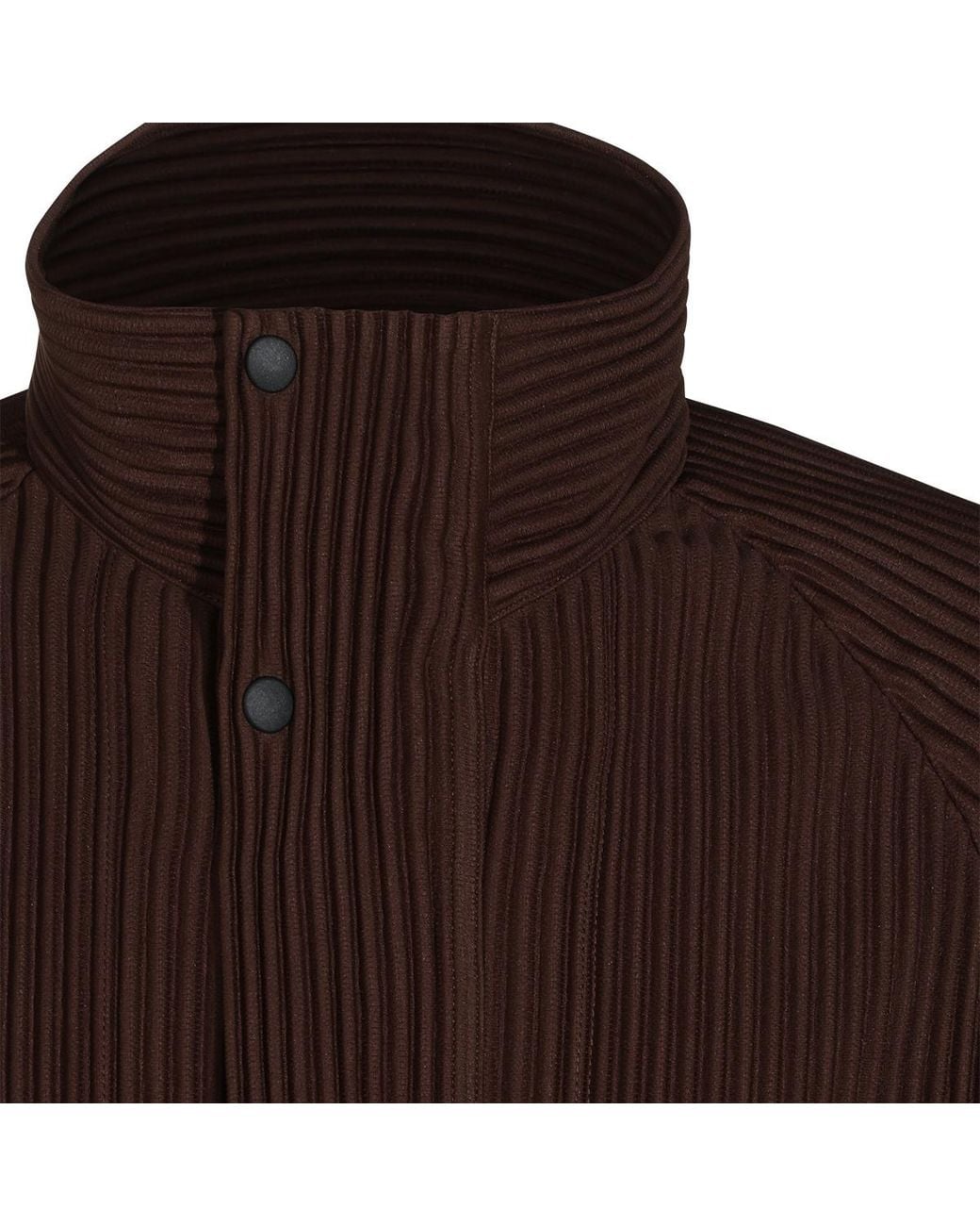 Homme Plissé Issey Miyake Brown Homme Plissé Issey Miyake Tailored Pleats Jacket for men