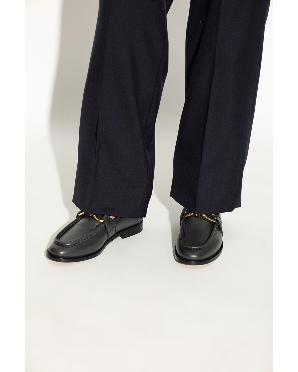 Bottega Veneta Black Astaire Loafers for men