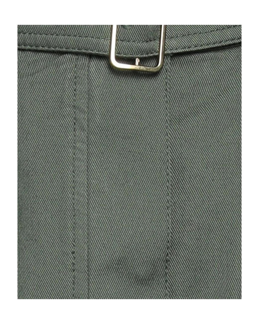 Weekend by Maxmara Green Solid A-Line Skirt