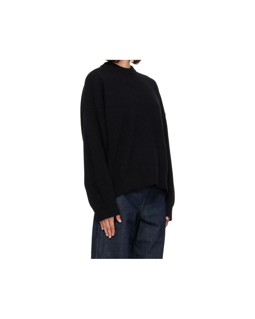 Rohe Black Long-Sleeved Sweater