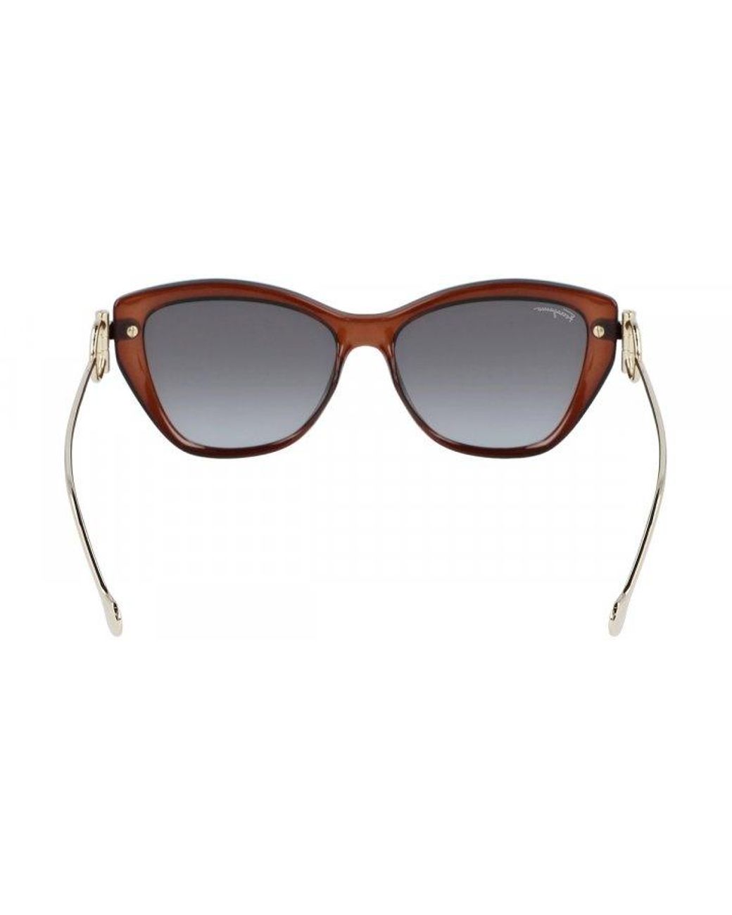 Ferragamo White Logo Sunglasses