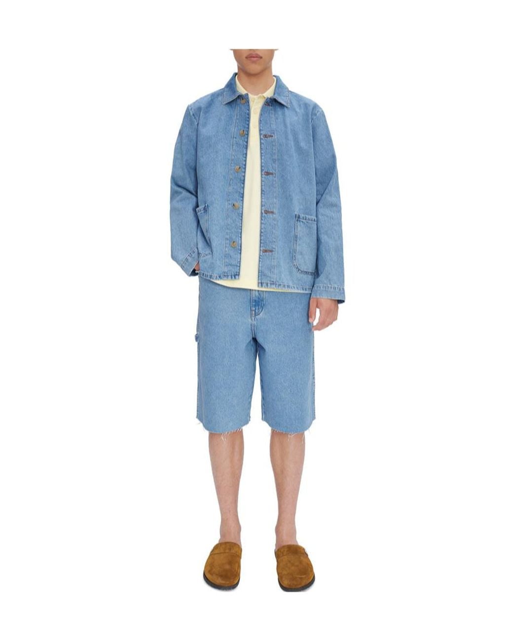 A.P.C. Blue Kerlouan Logo Jacket for men