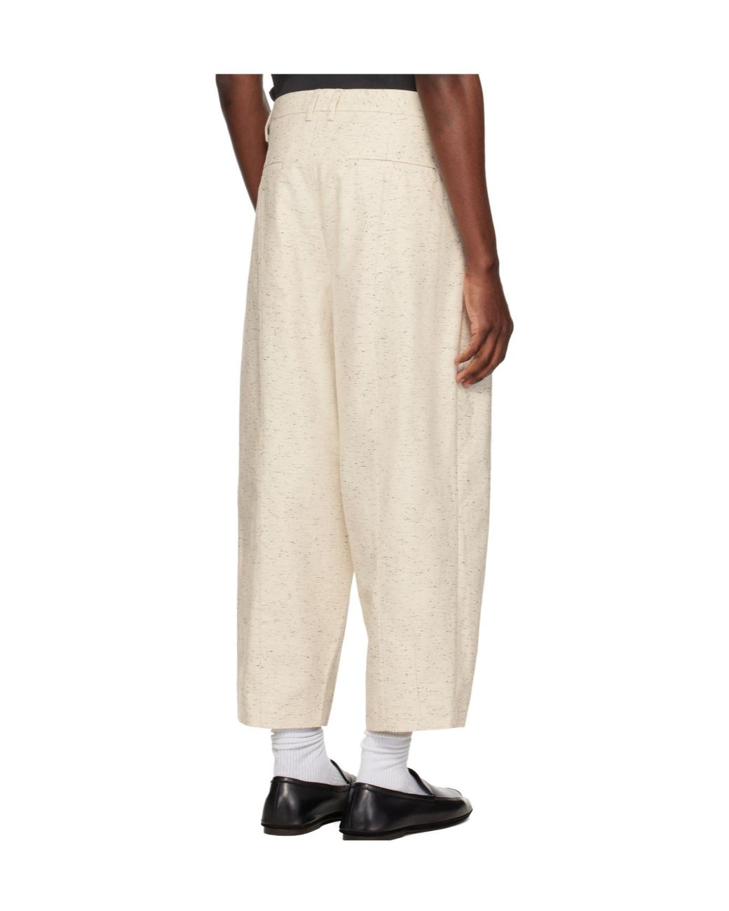 Entire studios Natural Pintuck Carrot Pants for men