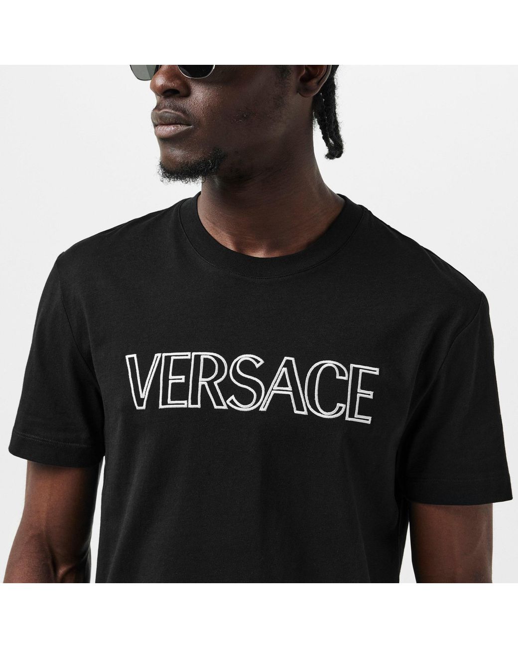 Versace Black Logo T-Shirt for men