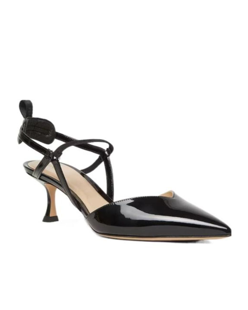 Fendi Black Very Colibrì Slingback With Medium Heel