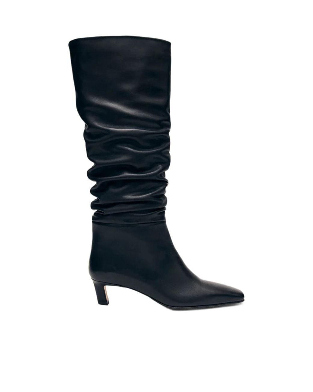 Alohas Blue Kalila Square Toe Knee-High Boots