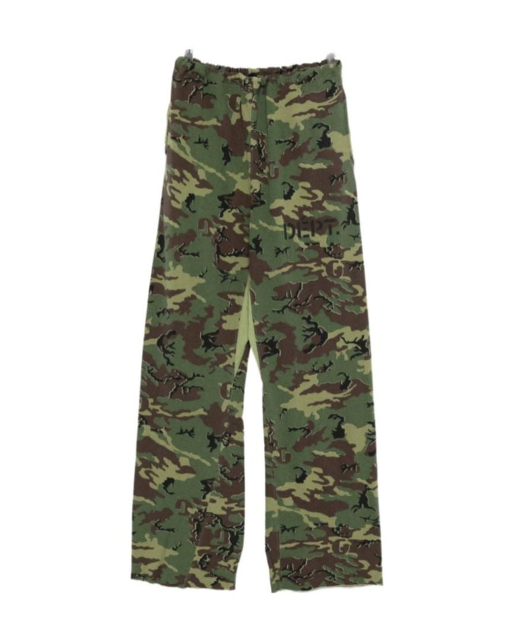 GALLERY DEPT. Green Elastic Waist Casual Pants for men