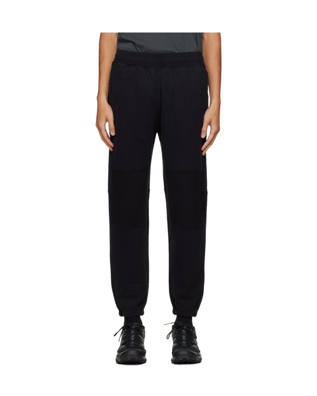 Stone Island Black Cotton Sweatpants for men