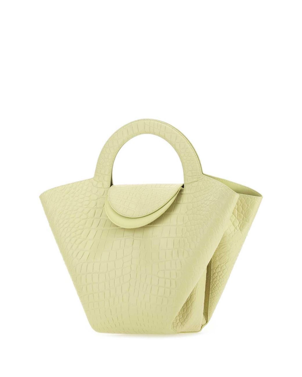 Bottega Veneta Yellow Doll Top-Handle Tote Bag
