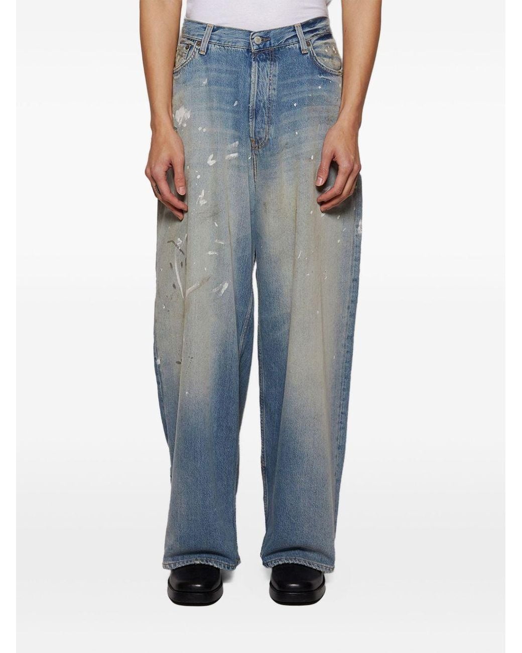 Acne Blue Denim Cotton Jeans