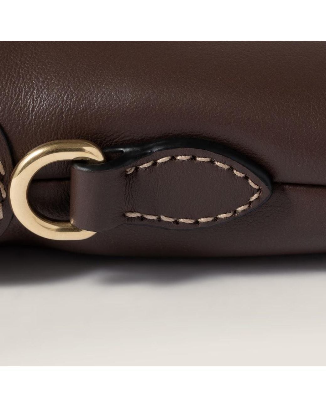 Miu Miu Brown Ivy Leather Handbag
