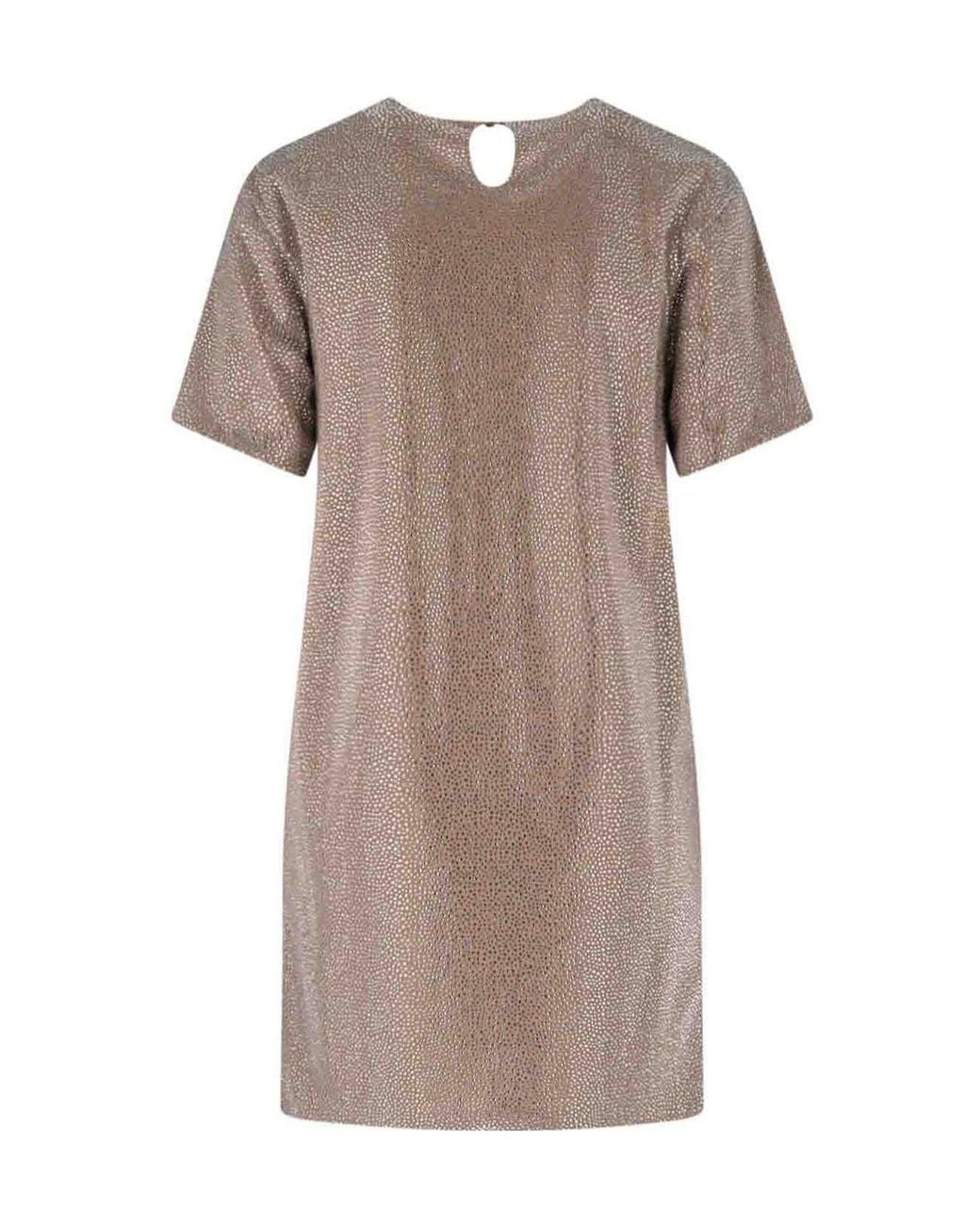 GIUSEPPE DI MORABITO Multicolor Rhinestone Mini Dress