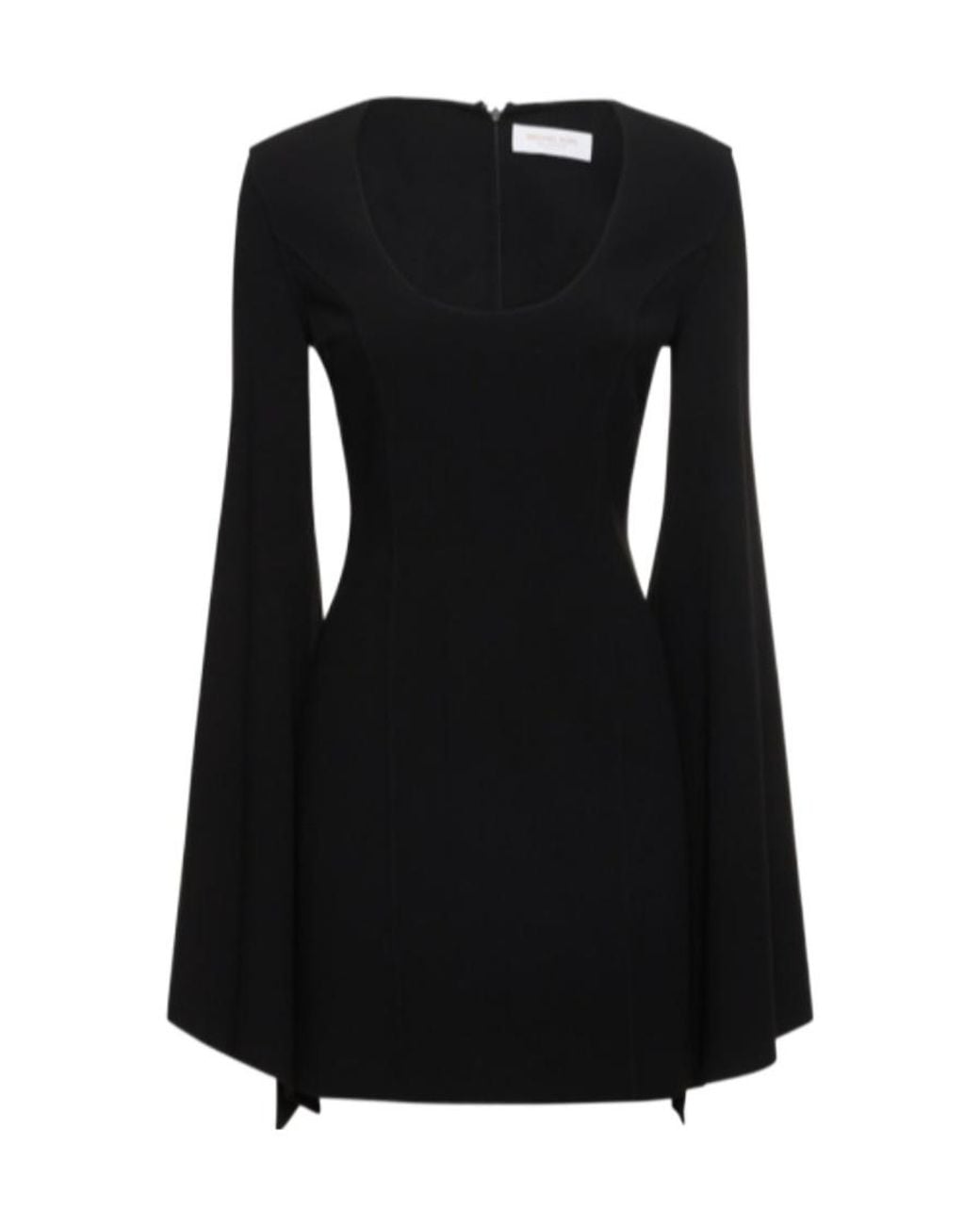 Michael Kors Black Long-Sleeved Mini Dress