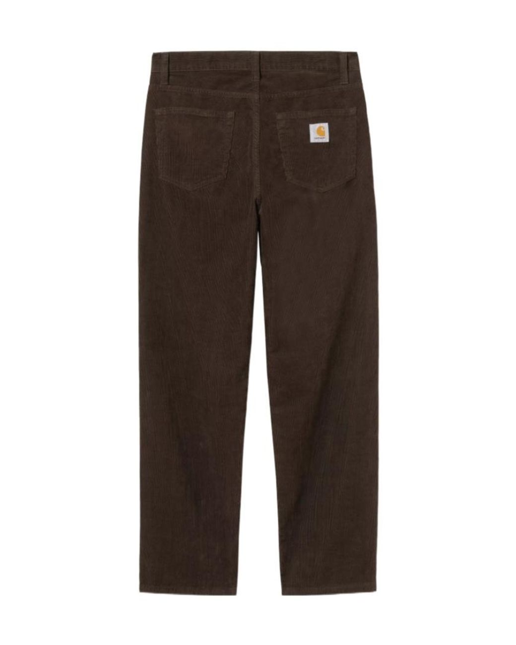 Carhartt Brown Corduroy Straight-Leg Jeans for men