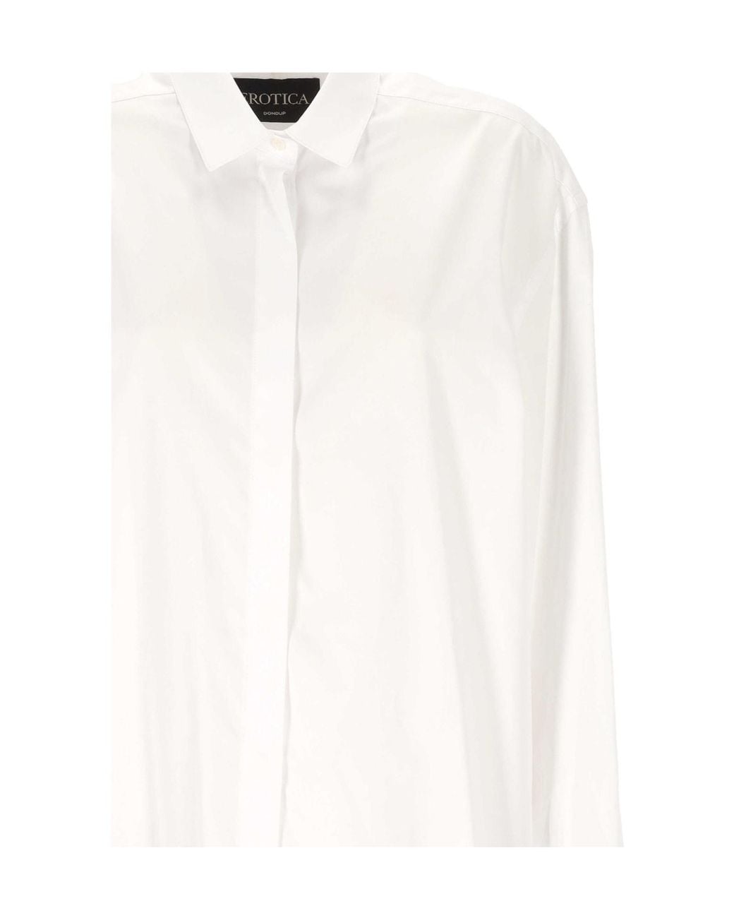 Dondup White Long-Sleeved Shirt