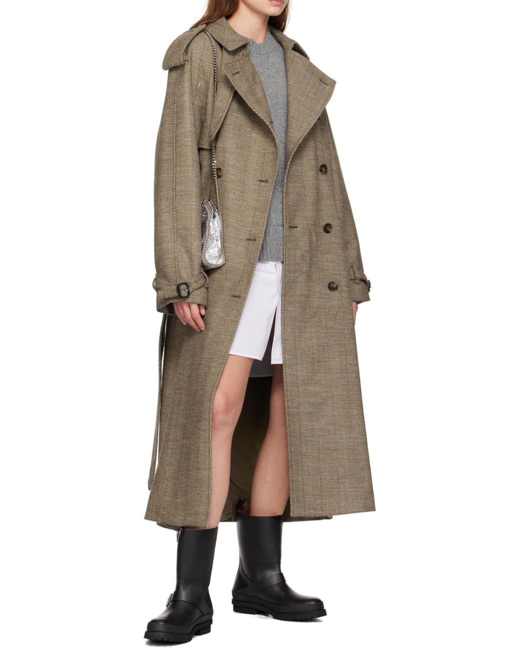 Stella McCartney Black Trace Buckle-Strap Biker Boots