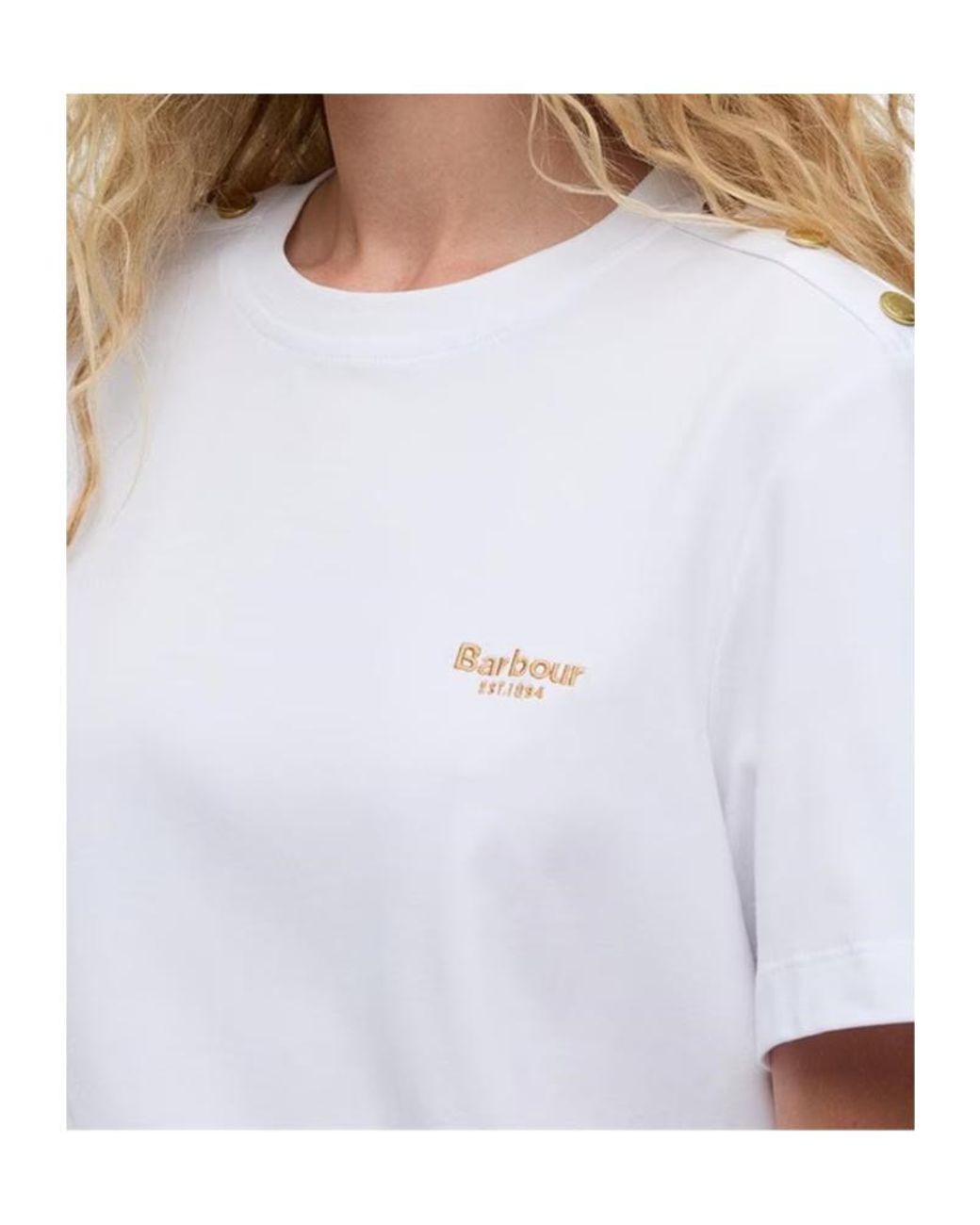 Barbour White B.Li Marla T-Shirt