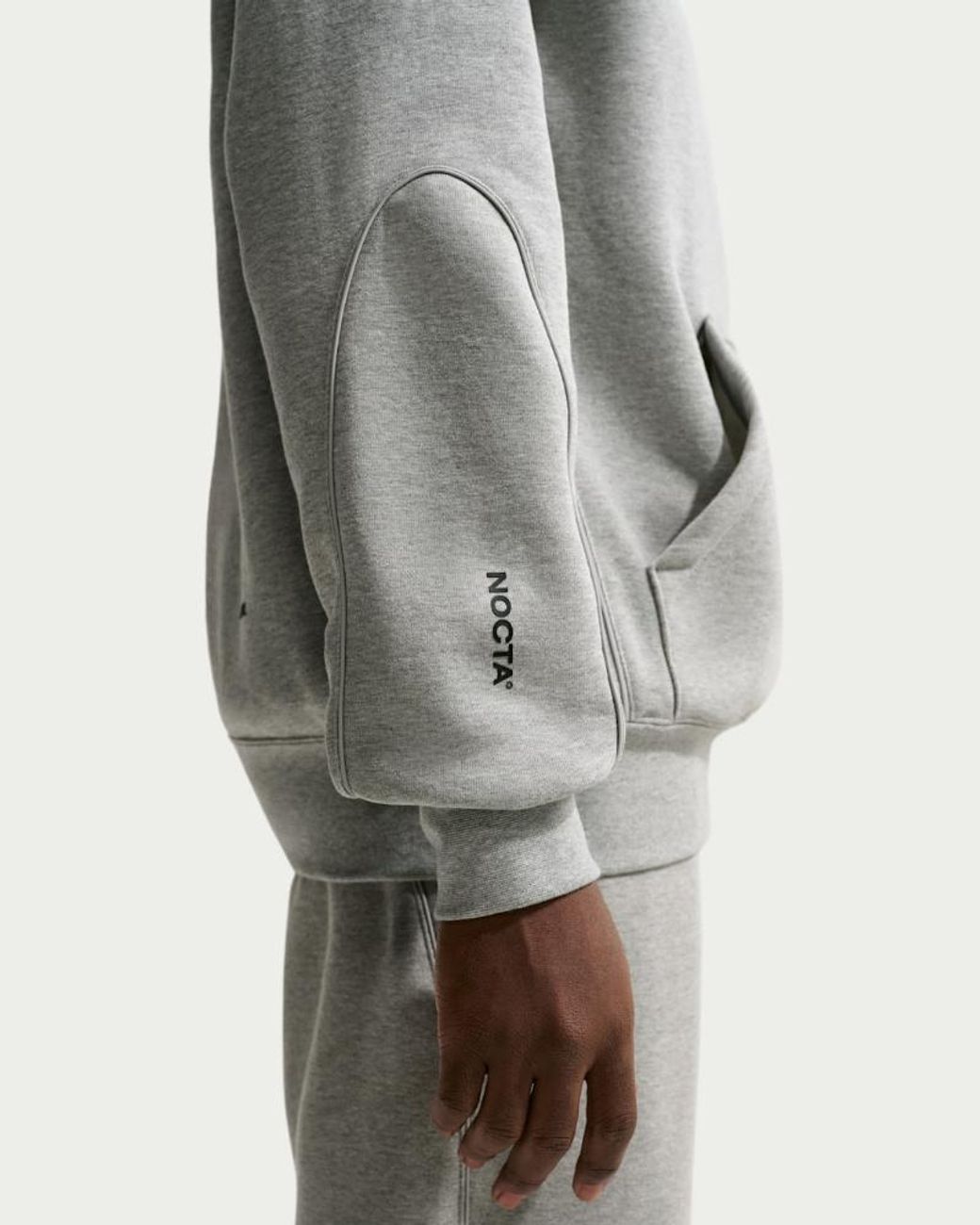 Nike Gray Nocta Cs Drawstring Hoodie for men