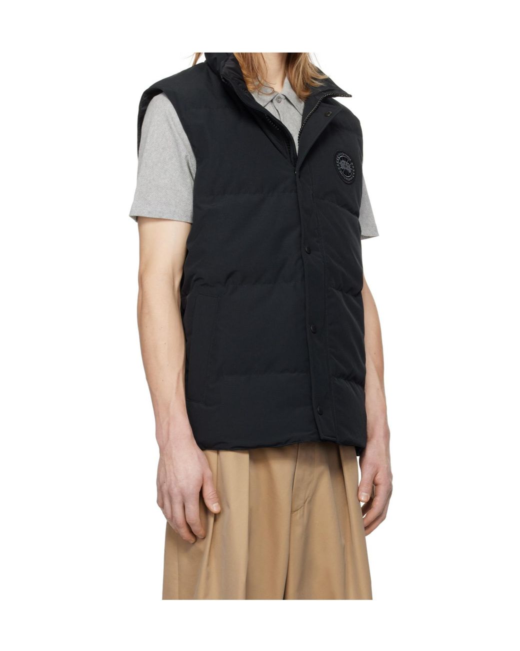 Canada Goose Black Apos;S Garson Label Vest for men