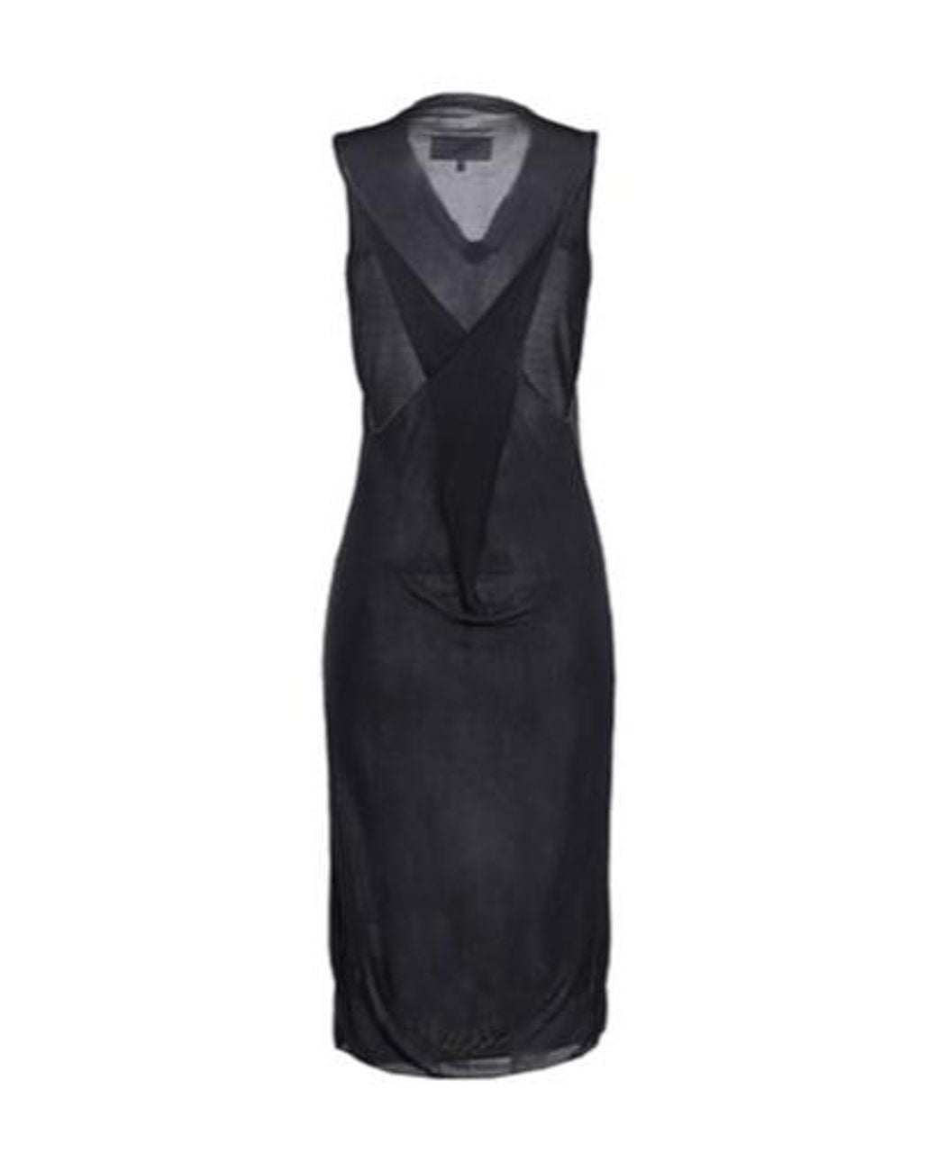 MM6 by Maison Margiela Blue V-Neck Knitted Dress