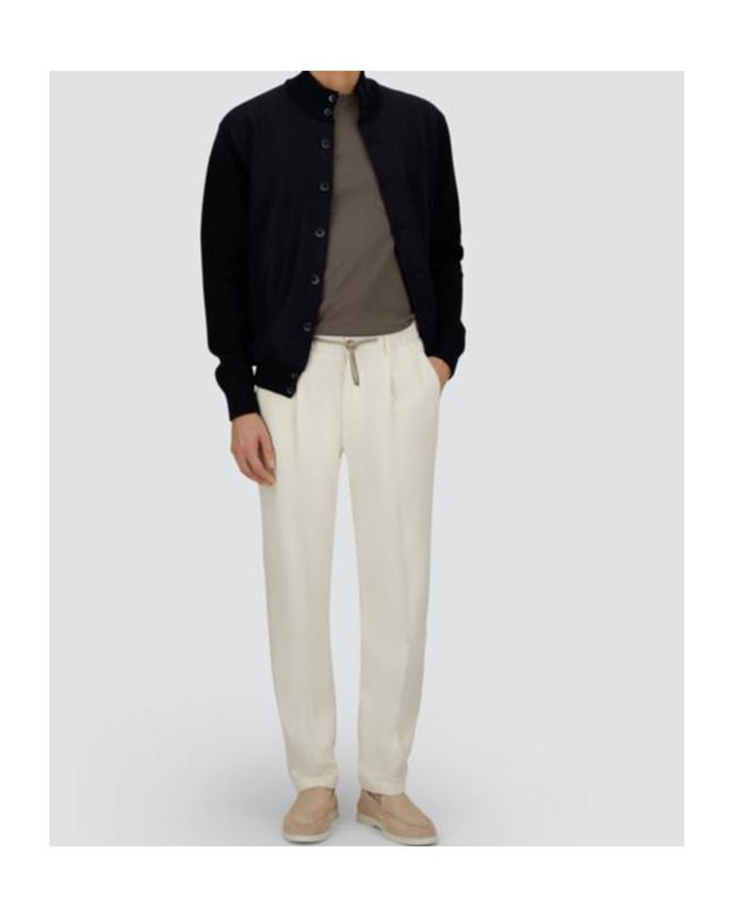 Herno Blue Resort Knit Cardigan for men