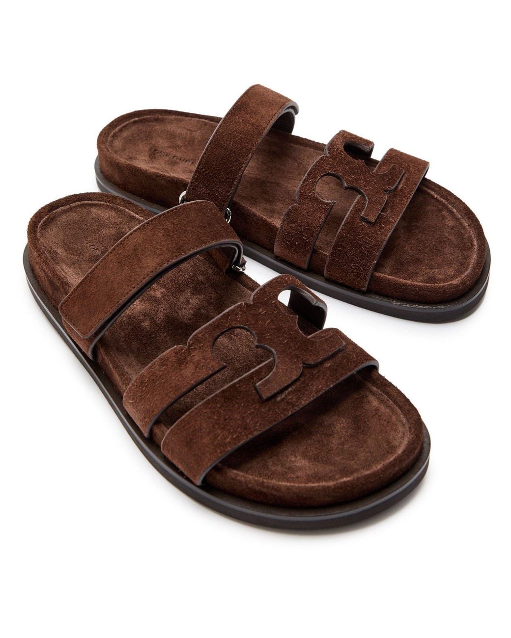 Tory Burch Brown Casual Slides