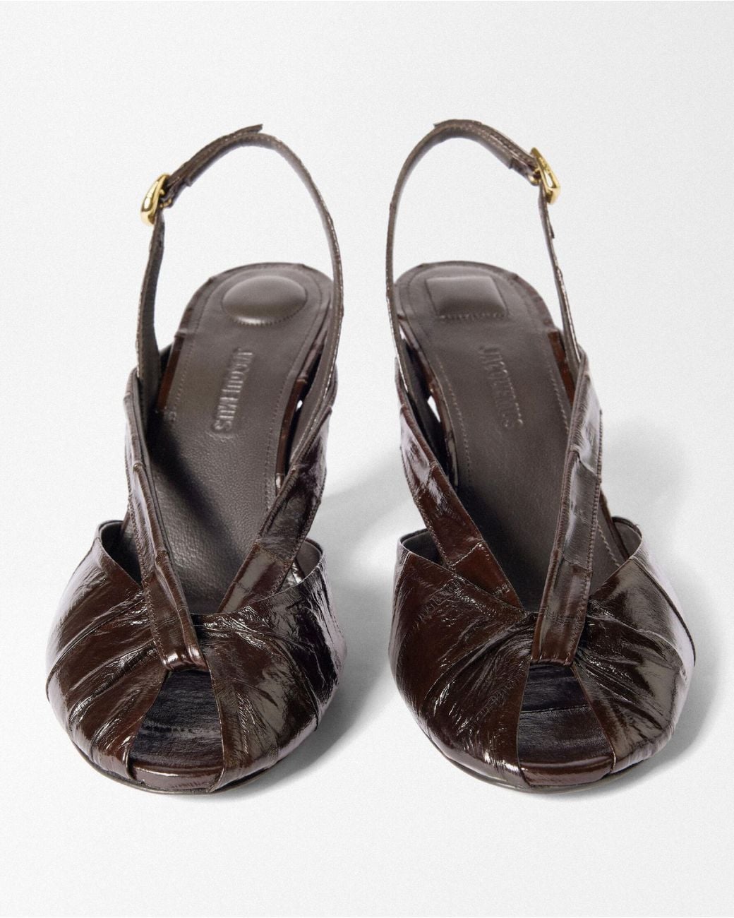 Jacquemus Brown The Poisson Slingbacks