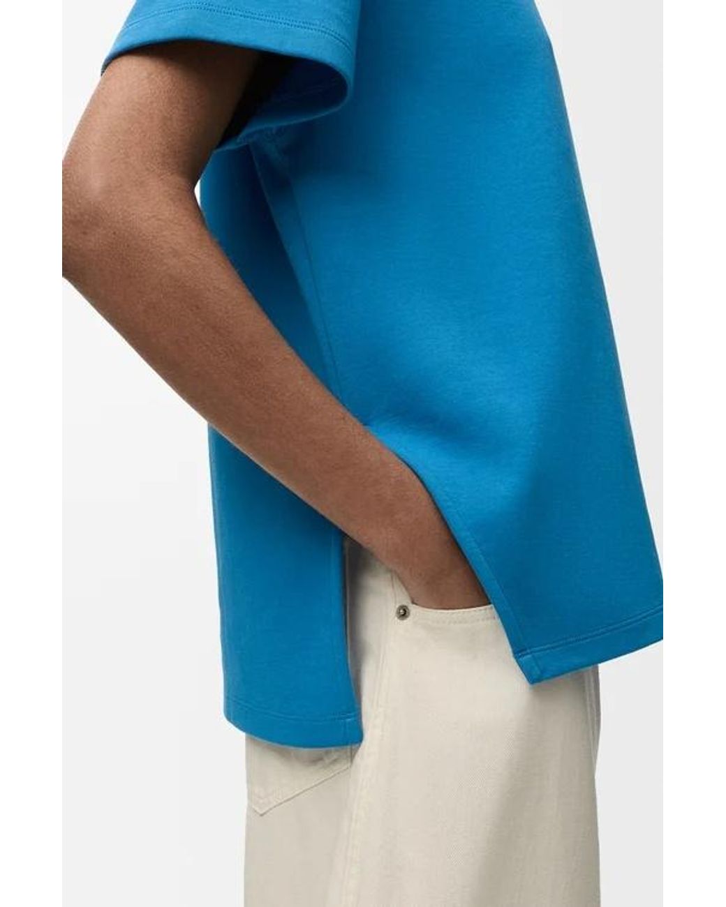 Loewe Blue Asymmetric T-Shirt