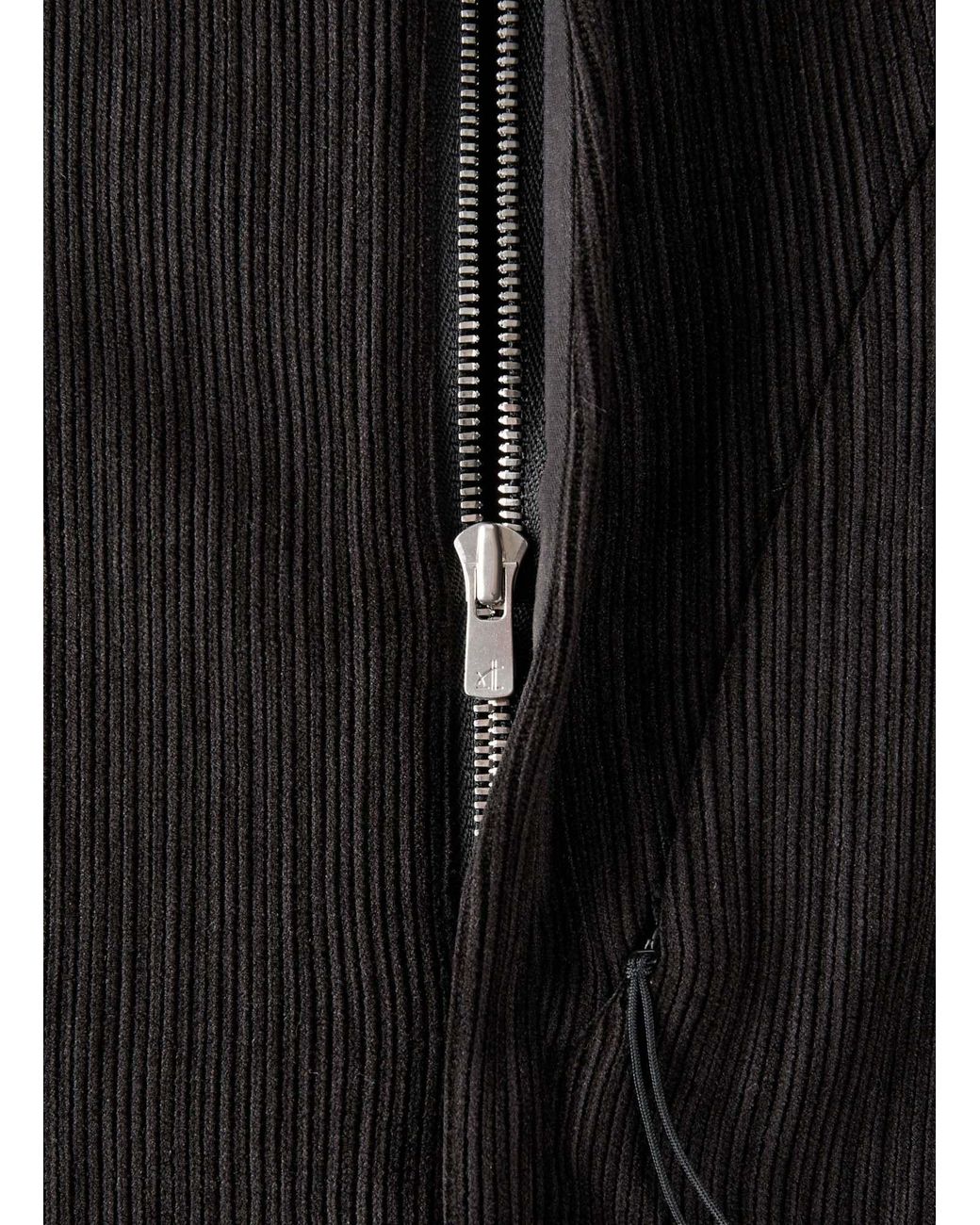 Post Archive Faction PAF Black Two-Way Zip Jacket for men