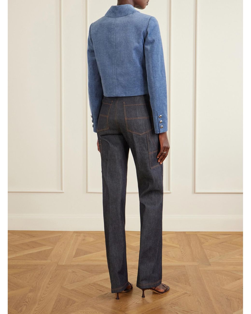 Altuzarra Blue Cotton Jacket