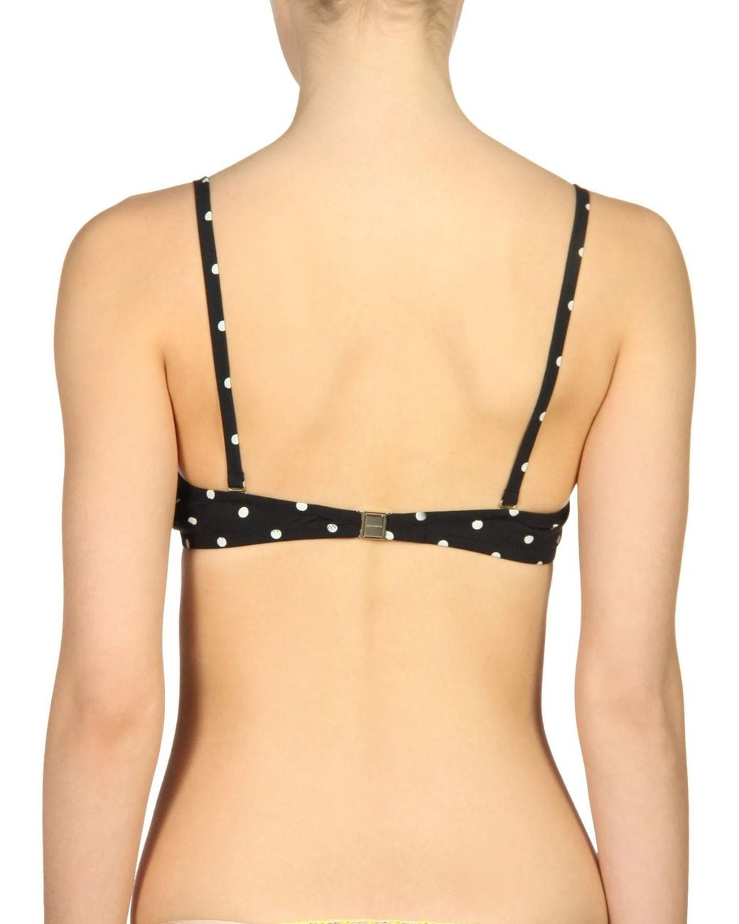 Dolce & Gabbana Black Polka Dot Bikini