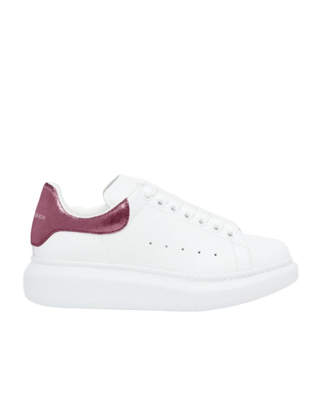McQueen White Oversized Low-Top Sneakers
