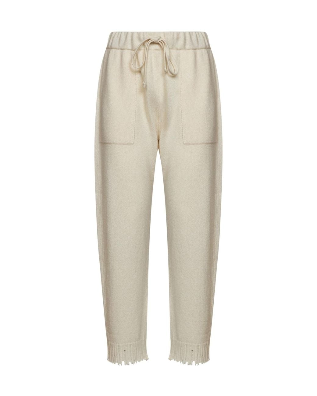 Uma Wang Natural Elastic-Waist Sweatpants