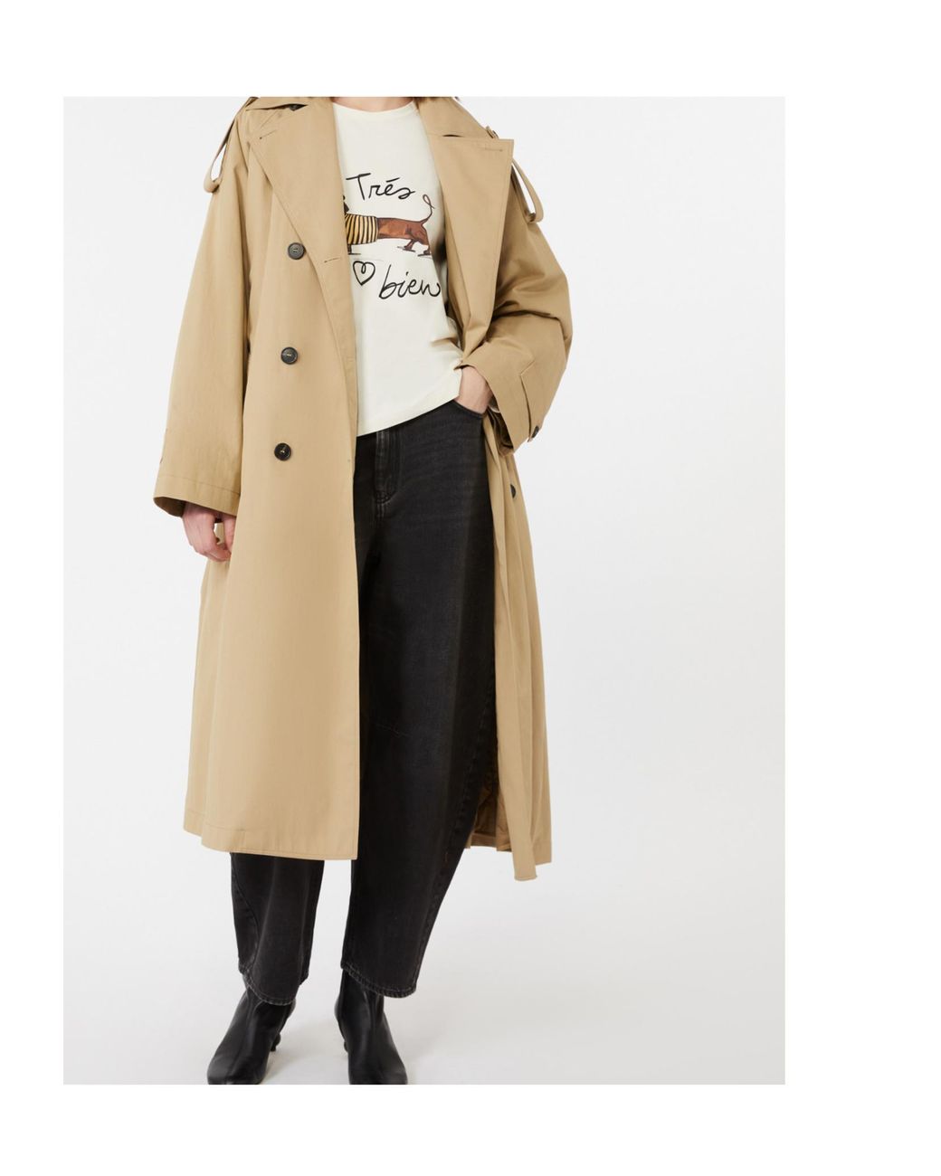 Weekend by Maxmara Black Douglas Barrel Jeans