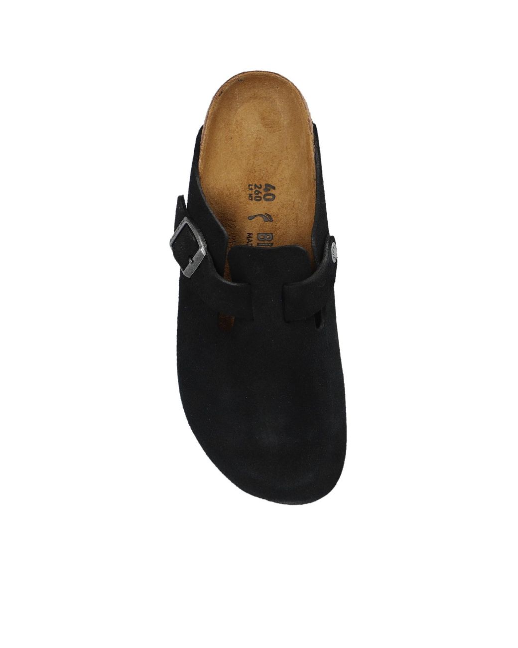 Birkenstock Black Boston Slip-On Mules