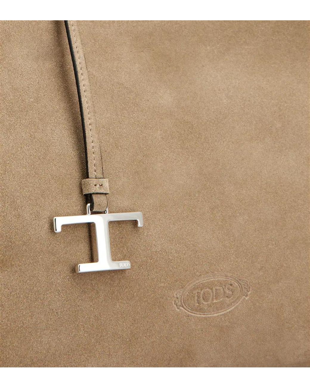 Tod's Brown T Timeless Mini Shoulder Bag