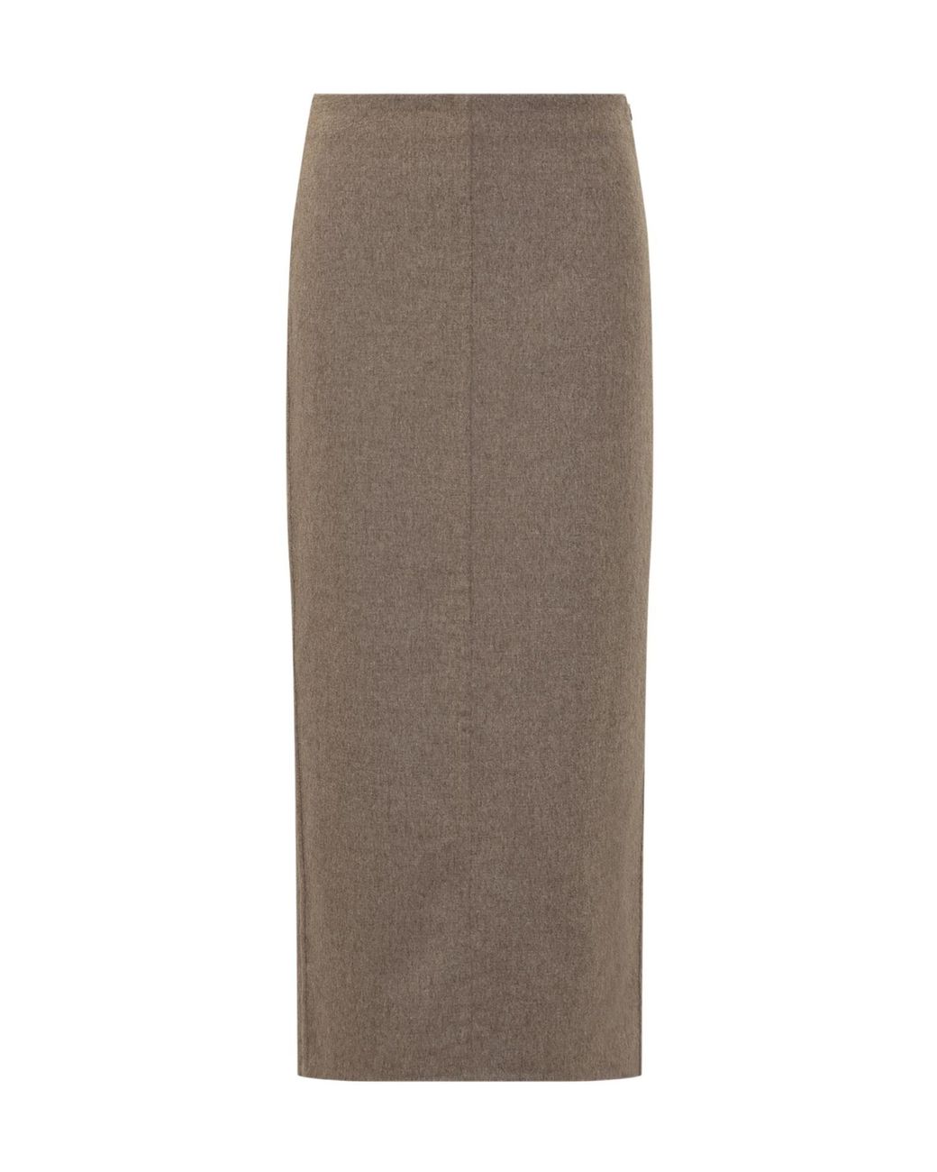 Brunello Cucinelli Brown Midi Skirt