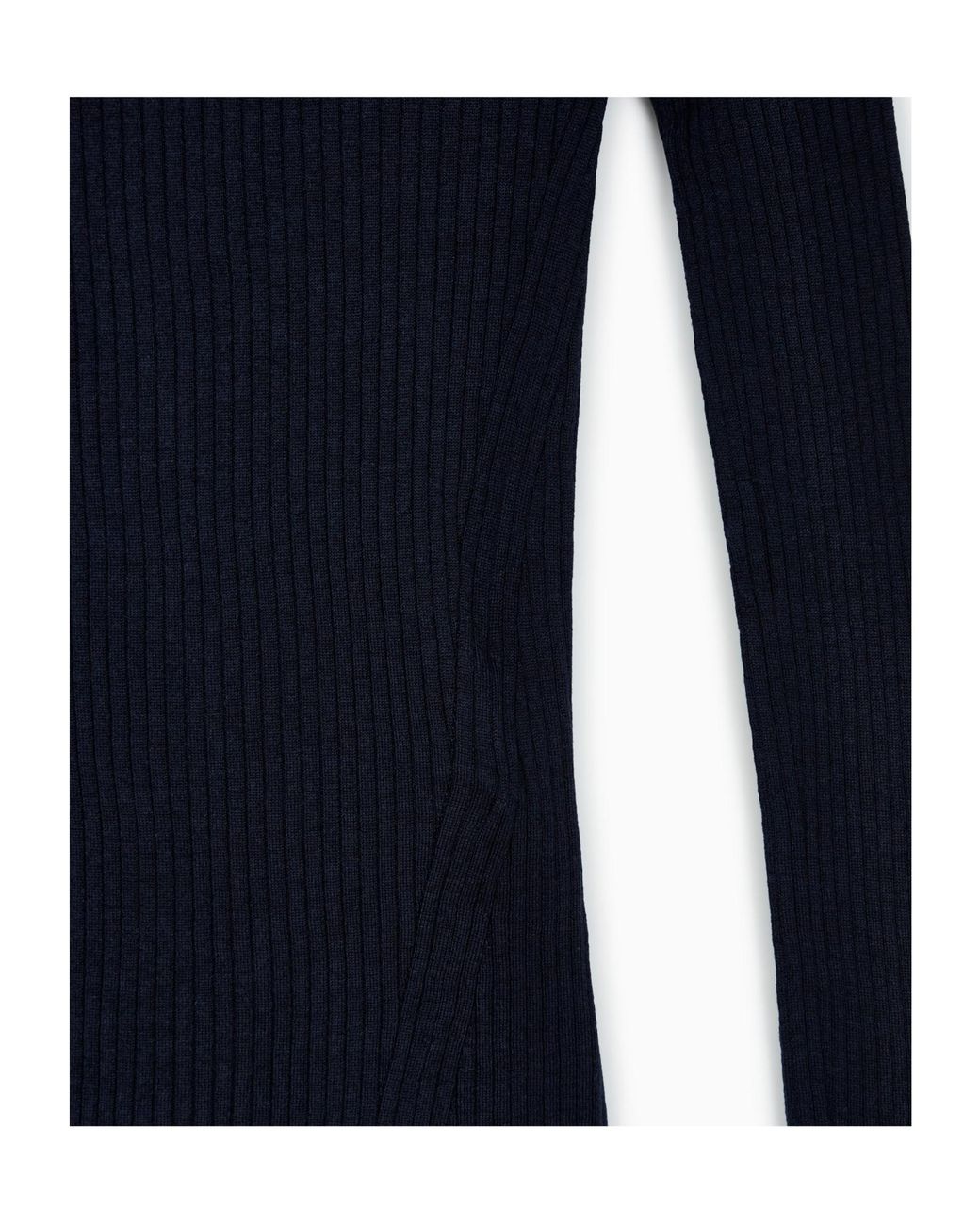 Jil Sander Blue Lightweight Wool Blend Sweater