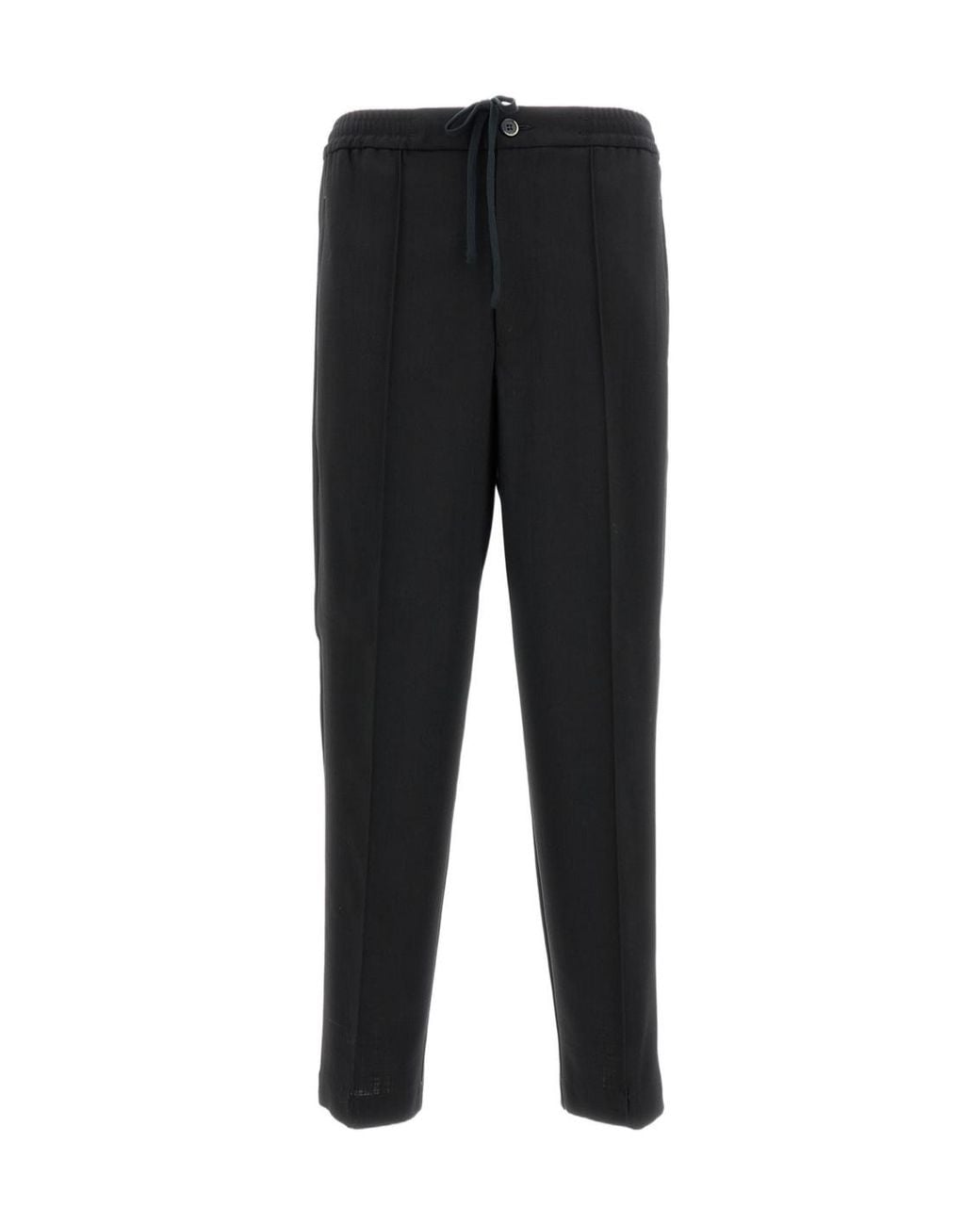 Barena Black Regular-Fit Jogger Pants for men