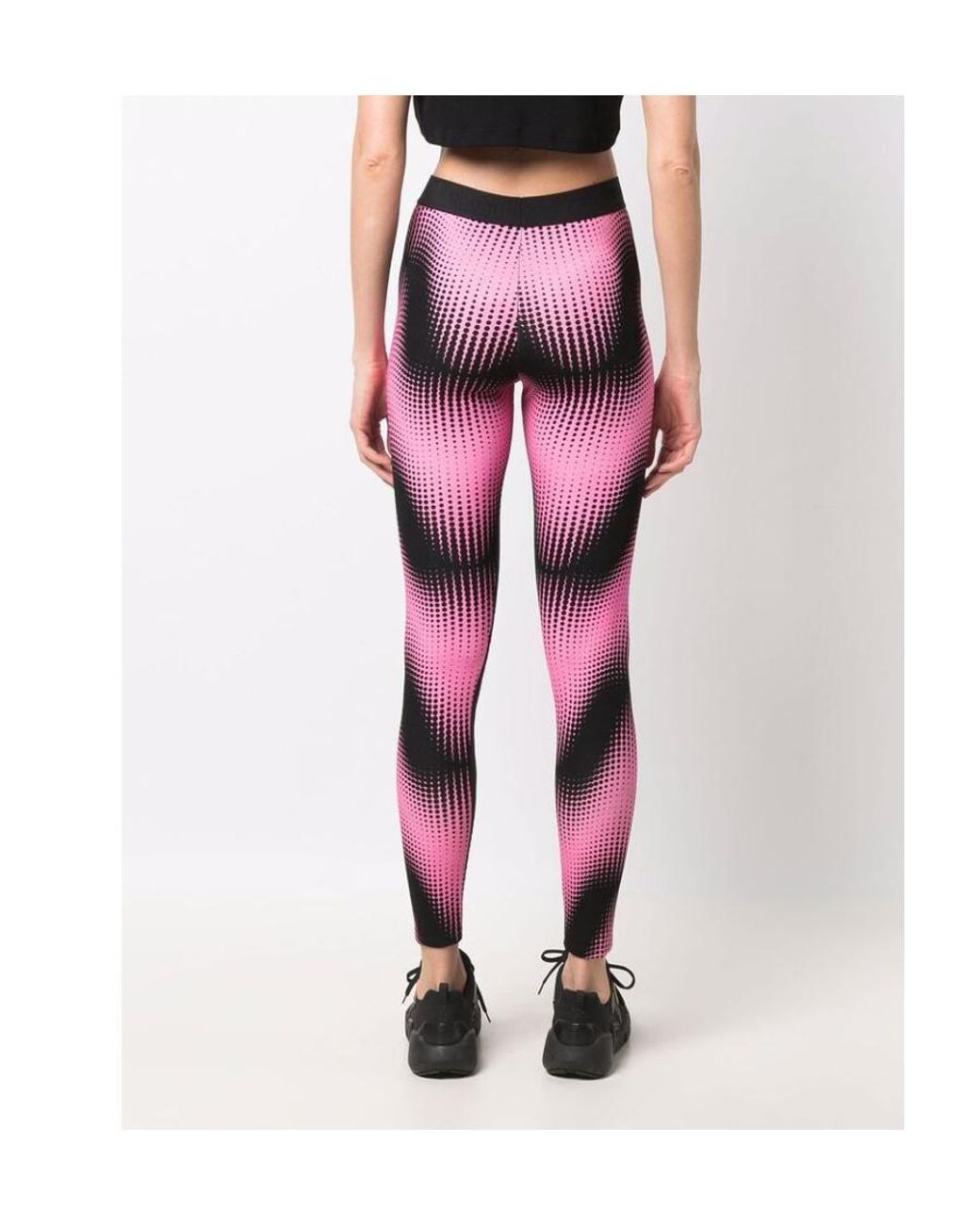 Rabanne Pink Graphic Printed Elasticated Waistband Leggings