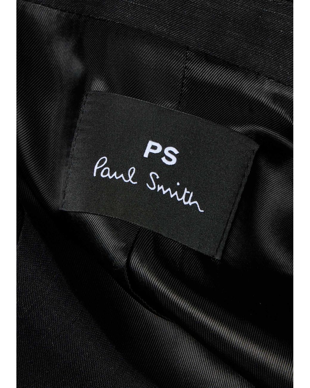 Paul Smith Black Ps Closed Lapels Vest