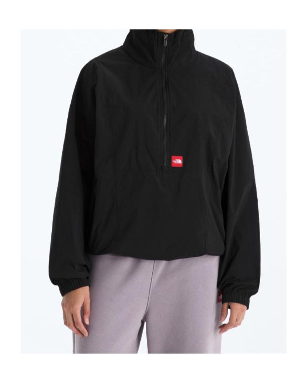 The North Face Black Half Zip Pullover Jacket for men