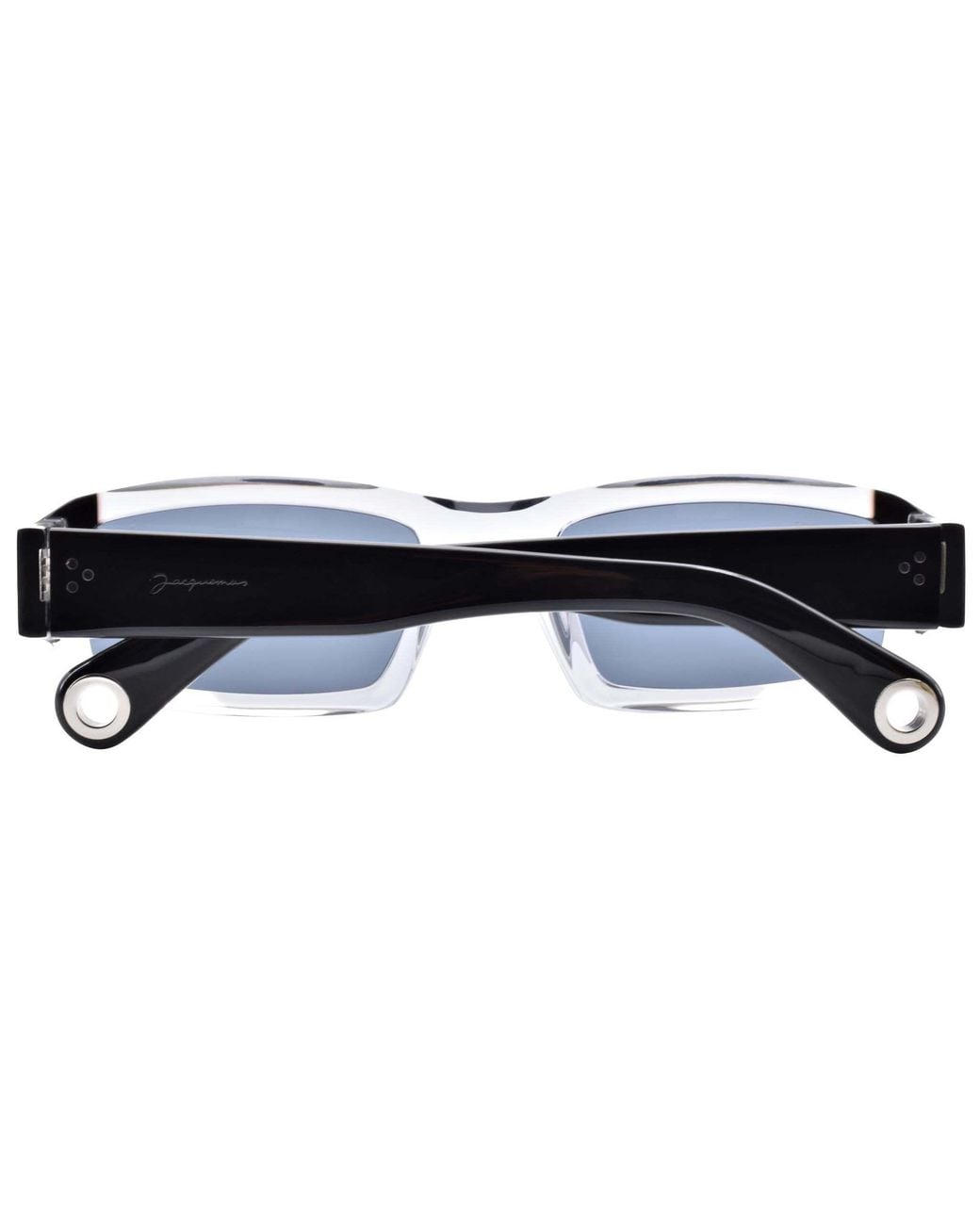 Jacquemus Metallic Saltu Rectangle-Frame Sunglasses